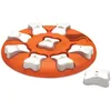 Image de Outward Hound Jeu Pour Chiens Nina Ottosson Dog Smart Orange Et Blanc