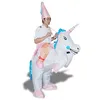 Image de Costume de magicien à dos de licorne gonflable déguisement