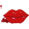Image de Téléphone filaire bouche sensuelle rose fixe insolite marrant déco original.