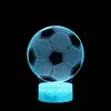 Image de Football Lampe LED 3D Illuminated Bureau optique Veilleuse avec 7 couleurs wedazano259