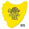 Image de Fins Standard Yellow Pick 0.73mm Single From 72 / Plectrums