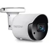 Image de TRENDnet TV-IP1514PI - Caméra de surveillance réseau - puce - extérieur, intérieur - résistant aux intempéries - couleur (Jour et nuit) - 5 MP - 2592 x 1920 - Focale fixe - audio - LAN 10/100 - H.265, H.264, MJPEG - CC 12 V / PoE - Conformité TAA