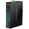 Image de Trendnet TI-PGM102 commutateur rÃ©seau Gigabit Ethernet (10/100/1000) Connexion Ethernet, supportant l'alimentation via ce port (PoE) Noir
