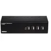 Image de TRENDnet TK 440DP - Commutateur écran-clavier-souris/audio/USB - 4 x KVM / audio / USB - 1 utilisateur local - de bureau - Conformité TAA