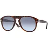 Image de Persol Lunette De Soleil Aviateur Persol Havana - L