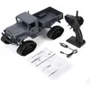 Image de 2.4GHz Simulation Télécommande Modèle Jouet à quatre roues motrices RC Voiture de chenille cadeau de Noël(Gris)