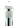 Image de Bodum 11067-913 Travel Press Mug Ã Piston Petit ModÃ¨le 0,35 L Blanc CrÃ¨me