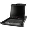 Image de APC LCD Console - Console KVM avec commutateur KVM - 8 ports - PS/2 - 17" - rack-montable - VGA - noir - 1U - pour P/N: AR3106SP SMX1000C SMX1500RM2UC SMX1500RM2UCNC SMX750C SMX750CNC SRT5KRMXLW-TW