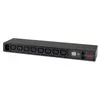 Image de APC Metered Rack PDU AP7821B - Unité de distribution secteur (rack-montable) - CA 100-240 V - Ethernet 10/100 - entrée : IEC 60320 C20 - connecteurs de sortie : 8 (IEC 60320 C13) - 1U - 2.5 m cordon - pour P/N: SMTL1000RMI2UC SMX1000C SMX1500RM2UC SM