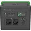 Image de APC Schneider OffGrid 500 - Centrale électrique portable - LCD, lithium-ion, 2 prises schuko CEE 7/3, onde sinusoïdale, 3 USB-A, 2 USB-C, chargeur sans fil - AC 195 - 265 / DC 12 -30 V - 500 Watt - Lithium Ion - 517 Wh - connecteurs de sortie : 2 -...