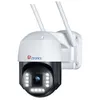 Image de Caméra de Surveillance WiFi 4K 8MP Extérieure Ctronics, WiFi 2,4/5GHz, Caméra PTZ IP, Détection Humaine/Véhicule avec Suivi Automatique, Panoramique 355°, Inclinaison 90°, Vision Nocturne Couleur, Audio Bidirectionnel, IP66