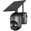 Image de Ctronics 2.5K 4MP Caméra de Surveillance WiFi Solaire Extérieure, Caméra PTZ Drones sans Fil sur Batterie 10000mAh, 2560x1440P Vision Nocturne Couleur, Détection Humaine PIR, Audio Bidirectionnel, IP66