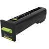 Image de Lexmark - à rendement extrêmement élevé - jaune - originale - cartouche de toner - LCCP, LRP