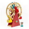 Image de Petit Collage Ferris Wheel Carnival Wooden Toy With 3 Animal Characters