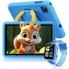 Image de Blackview Blackview Tab A6 Kids Tablette pour Enfants Android 14 10.1"" HD+, 12Go + 128Go /SD 1TB 5100mAh Bleu Avec Montre Enfant Z10 Bleu