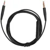 Image de Câble audio 3.5mm à 2.5mm avec Microphone pour OE2iQC25QC35 SoundTrue Casque Noir