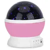 Image de Veilleuse-projecteur Rotative LED Ciel Etoilé Rose