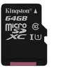 Image de Kingston - carte mémoire flash - 64 Go - microSDXC UHS-I