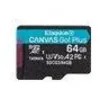 Image de Kingston Canvas Go! Plus - Carte mÃ©moire flash - 64 Go - A2 / Video Class V30 / UHS-I U3 / Class10 - microSDXC UHS-I