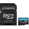Image de Kingston Technology Kingston - Carte mémoire flash (adaptateur microSDXC vers SD inclus(e)) - 256 Go - A2 / Video Class V30 / UHS-I U3 / Class10 - microSDXC UHS-I