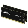 Image de Kingston Technology Kingston FURY Impact - DDR5 - kit - 16 Go: 2 x 8 Go - SO DIMM 262 broches - 4800 MHz / PC5-38400 - CL38 - 1.1 V - mémoire sans tampon - on-die ECC