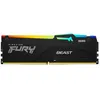 Image de Kingston FURY Beast RGB - DDR5 - module - 8 Go - DIMM 288 broches - 5200 MT/s / PC5-41600 - CL40 - 1.25 V - mÃ©moire sans tampon - on-die ECC