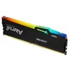 Image de Kingston FURY Beast RGB - DDR5 - module - 16 Go - DIMM 288 broches - 6000 MHz / PC5-48000 - CL36 - 1.35 V - mémoire sans tampon - on-die ECC - noir