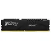 Image de Kingston FURY Beast - DDR5 - kit - 64 Go: 4 x 16 Go - DIMM 288 broches - 6000 MT/s / PC5-48000 - CL40 - 1.35 V - mémoire sans tampon - on-die ECC - noir
