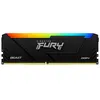 Image de Kingston Technology Kingston FURY Beast RGB - DDR4 - module - 16 Go - DIMM 288 broches - 3600 MT/s / PC4-28800 - CL18 - 1.35 V - mémoire sans tampon - non ECC - noir