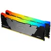 Image de Kingston Technology Kingston FURY Renegade RGB - DDR4 - kit - 16 Go: 2 x 8 Go - DIMM 288 broches - 3200 MT/s / PC4-25600 - CL16 - 1.2 V - mémoire sans tampon - non ECC - noir