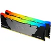 Image de Kingston Technology Kingston FURY Renegade RGB - DDR4 - kit - 16 Go: 2 x 8 Go - DIMM 288 broches - 4266 MT/s / PC4-34100 - CL19 - 1.2 V - mémoire sans tampon - non ECC - noir