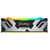Image de Kingston FURY Renegade RGB - DDR5 - kit - 96 Go: 2 x 48 Go - DIMM 288 broches - 6000 MT/s / PC5-48000 - CL32 - 1.35 V - mémoire sans tampon - non ECC - noir, argent