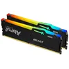 Image de Kingston Technology Kingston FURY Beast RGB - DDR5 - kit - 64 Go: 2 x 32 Go - DIMM 288 broches - 6400 MHz / PC5-51200 - CL32 - 1.4 V - mémoire sans tampon - on-die ECC - noir