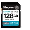 Image de Kingston Canvas Go! Plus - Carte mémoire flash - 128 Go - Video Class V30 / UHS-I U3 / Class10 - SDXC UHS-I