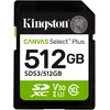 Image de Kingston Technology Kingston Canvas Select Plus - Carte mémoire flash - 512 Go - Video Class V30 / UHS-I U3 / Class10 - SDXC UHS-I