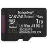 Image de Kingston Canvas Select Plus - Carte mémoire flash - 1 To - A1 / Video Class V30 / UHS-I U3 / Class10 - microSDXC UHS-I