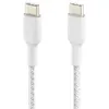 Image de Belkin BOOST CHARGE - Câble USB - 24 pin USB-C (M) pour 24 pin USB-C (M) - 1 m - blanc