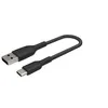 Image de Belkin BOOST CHARGE - Câble USB - 24 pin USB-C (M) pour USB (M) - 15 cm - noir
