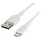 Image de Belkin BOOST CHARGE - Câble Lightning - Lightning mâle pour USB mâle - 15 cm - blanc - pour Apple 10.5-inch iPad Pro; 12.9-inch iPad Pro (2nd generation); iPhone 11 11 Pro 11 Pro Max 8 XR XS XS Max