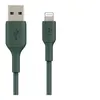 Image de Belkin BOOST CHARGE - Câble Lightning - Lightning mâle pour USB mâle - 1 m - vert de minuit - pour Apple iPad/iPhone/iPod (Lightning)