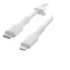 Image de Belkin BOOST CHARGE - Câble Lightning - 24 pin USB-C mâle pour Lightning mâle - 1 m - blanc - pour Apple iPad/iPhone/iPod (Lightning)