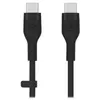 Image de Belkin BOOST CHARGE - Câble USB - 24 pin USB-C (M) pour 24 pin USB-C (M) - USB 2.0 - 2 m - noir