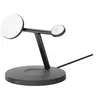 Image de Belkin BoostCharge Pro 3-in-1 - Support de chargement sans fil - avec Qi2 + adaptateur secteur - 15 Watt - Fast Charge - noir