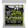 Image de Ernie Ball Ernie Ball 2818 - Cordes Filet Plat Regular Slinky Flatwound Short Scale 50-105
