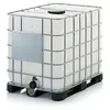 Image de CUVE DE STOCKAGE 1000L IBC RENOVE GRILLAGE TRANSLUCIDE POUR LIQUIDES HORS CARBURANTS