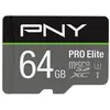 Image de PNY PRO Elite - Carte mémoire flash (adaptateur microSDXC vers SD inclus(e)) - 64 Go - A1 / Video Class V30 / UHS-I U3 / Class10 - microSDXC UHS-I