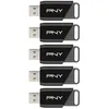 Image de PNY PNY Attaché X - Clé USB - 64 Go - USB 3.2 Gen 1 (pack de 5)