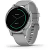 Image de Garmin vÃ­voactive 4S - 40 mm - gris poudrÃ© - montre de sport avec bracelet - silicone - gris poudrÃ© - taille du poignet : 110-175 mm - affichage 1.1" - Bluetooth, Wi-Fi, NFC, ANT+ - 40 g
