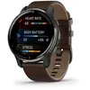 Image de Garmin Venu 2 - 45 mm - noir - montre de sport avec bracelet - cuir - noir - taille du poignet : 135-200 mm - affichage 1.3" - Bluetooth, Wi-Fi, ANT+ - 49 g