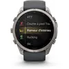 Image de Montre connectée Garmin Fenix 9 Pro Inreach 51 mm Titanium avec bracelet silicone Graphite noir